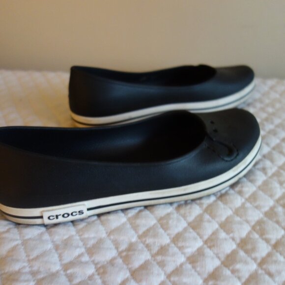 CROCS Crocband Flat Ballet Slip-On Shoes – Wmns 7 - Picture 3 of 10